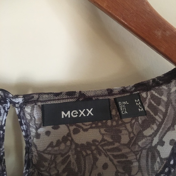 Mexx tank top blouse grey print medium - Picture 3 of 5